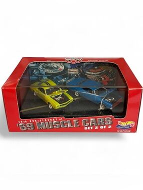 HOT WHEELS 30th ANNIVERSARY MUSCLE CAR SERIES 1  '69 MUSCLE CARS SET 2 OF 2